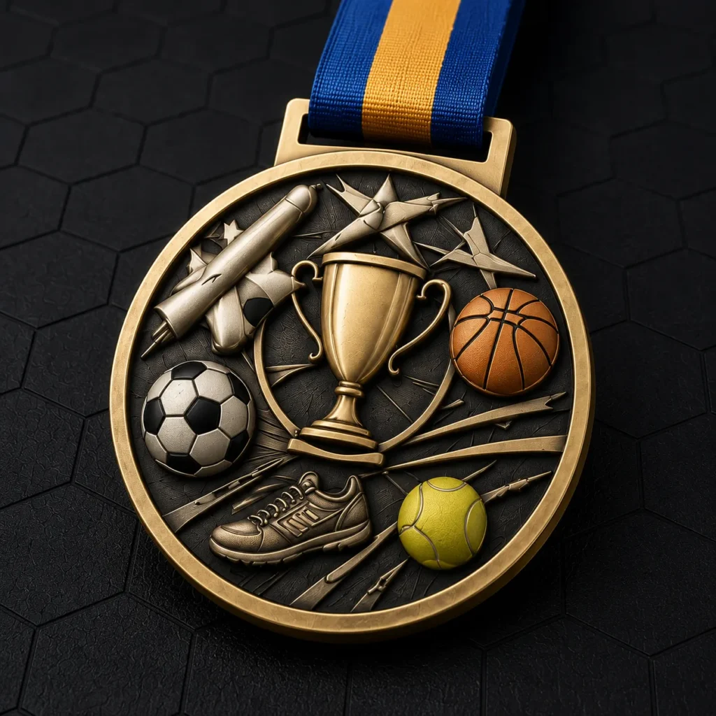 Custom Marathon Medals for International Running Event